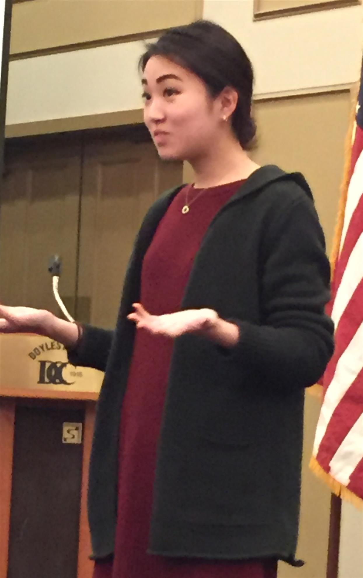 Emi Yamazaki Visits Doylestown Rotary Club of Doylestown